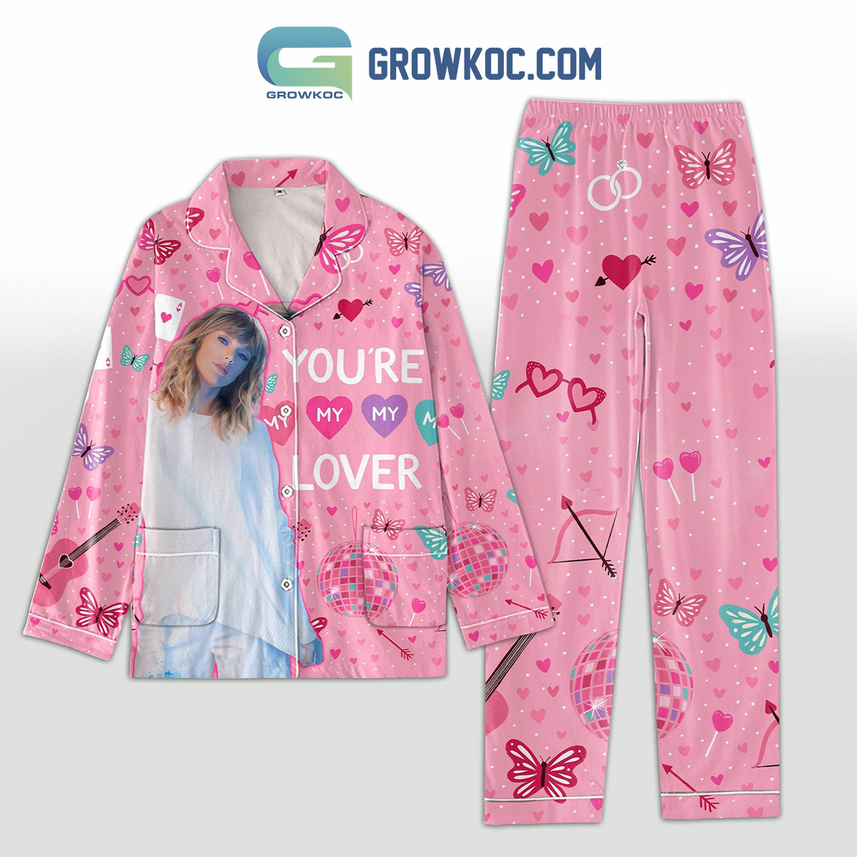 Taylor Swift You?Re My Lover Valentine Pyjama Pajama Set Nva