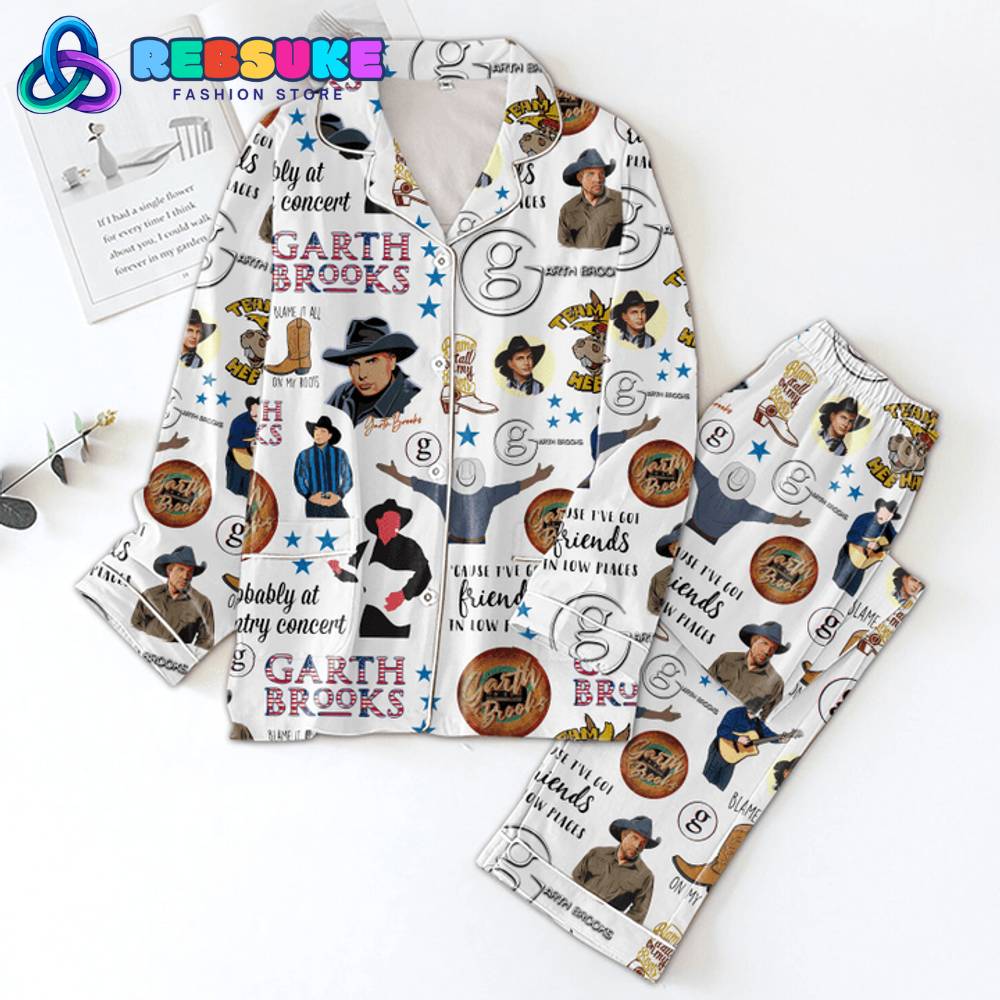 Garth Brooks American Singer Pyjama Pajama Set Nva