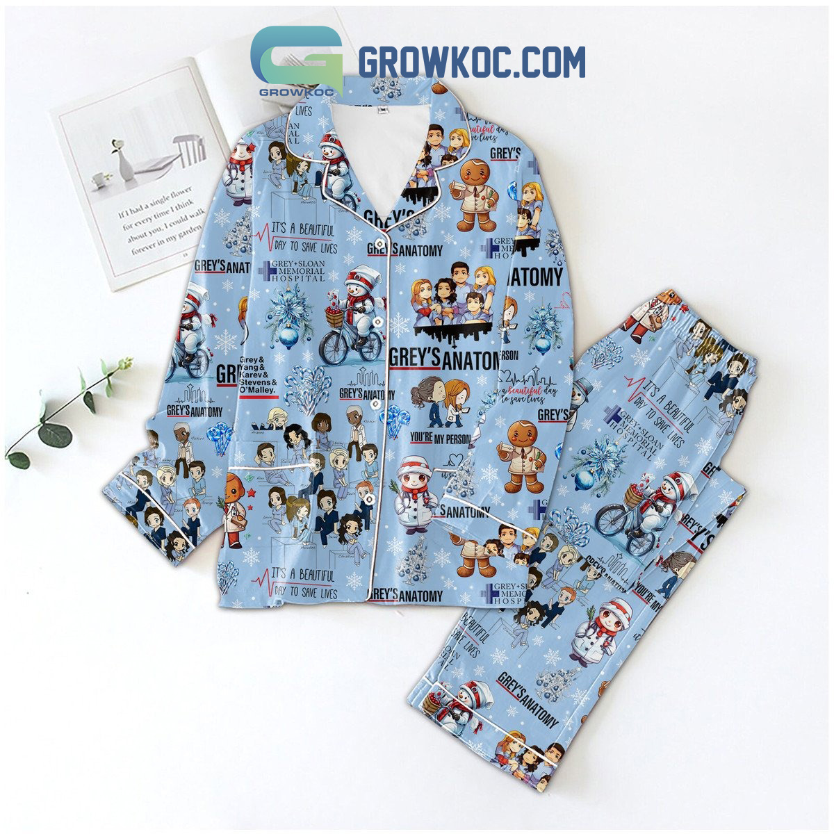 Grey?S Anatomy You?Re My Person Pyjama Pajama Set Nva