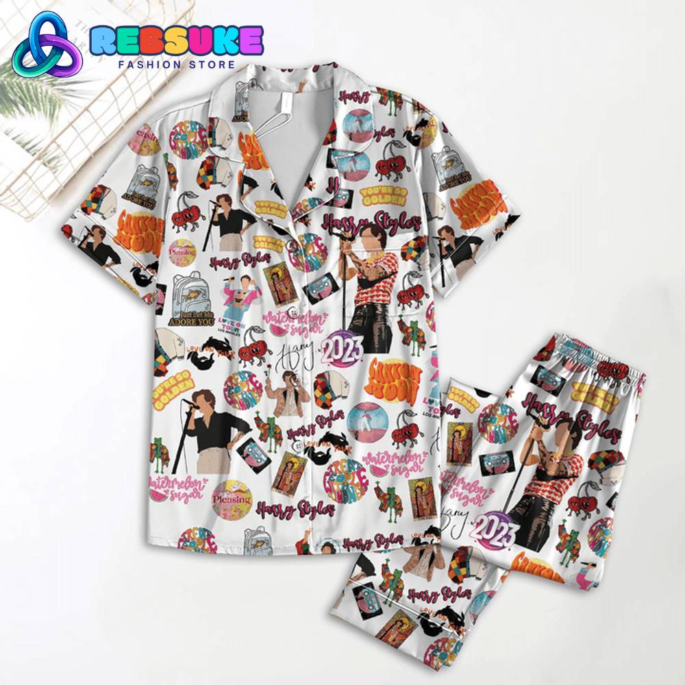 Harry Styles Singer Short Pyjama Pajama Set Nva