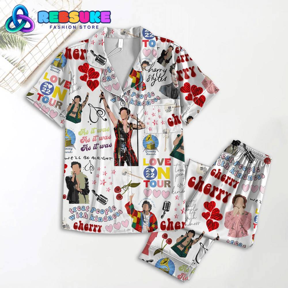 Harry Styles Love On Tour Short Pyjama Pajama Set Nva