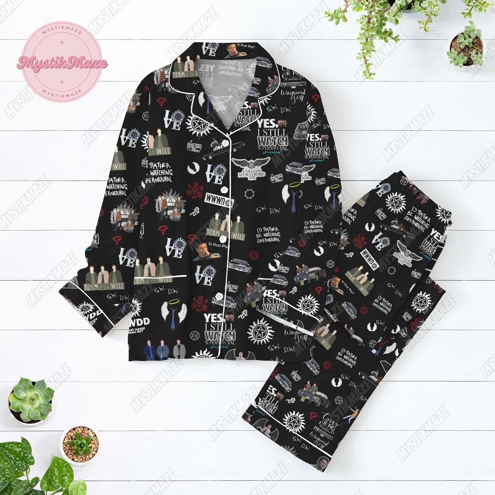 Supernatural Halloween Pajama Set