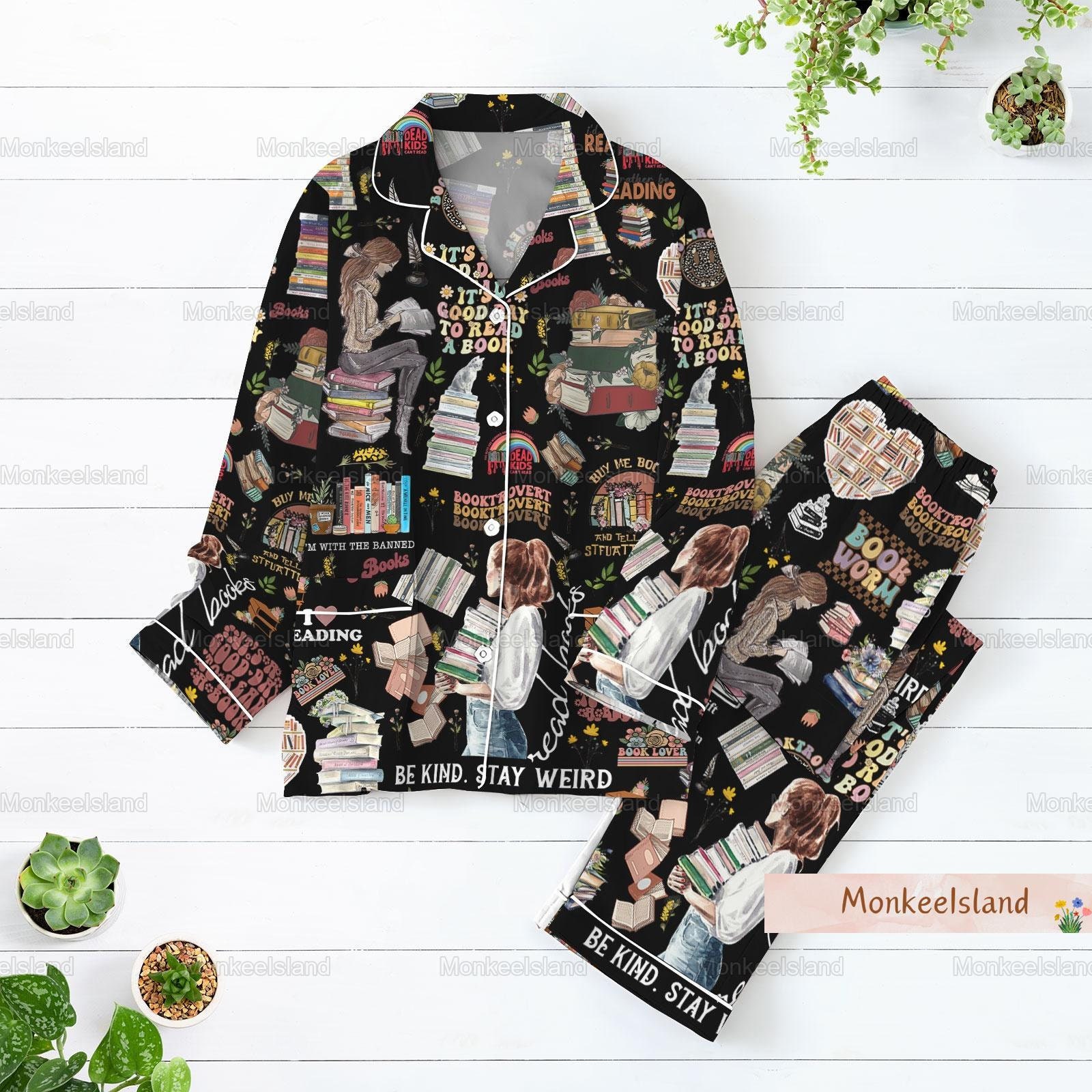 Book Lover Banned Books Pajama Set