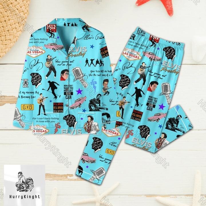 Elvis Presley Family Rock & Roll Pajama Set