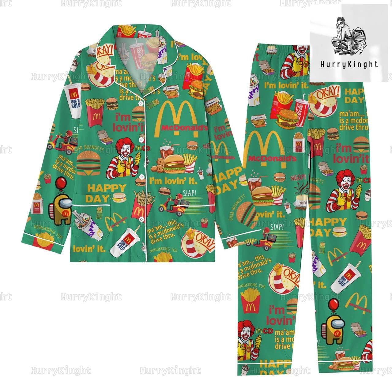 Mcdonald?S Food Lover Pajama Set