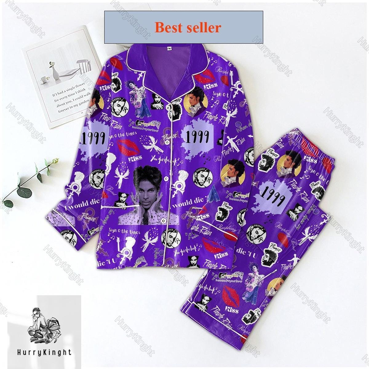 Prince Pajama Set Prince Purple Rain Holiday Pajama Prince Pajama Family Prince Shirt Prince Pajama Prince Lover Gift Hg
