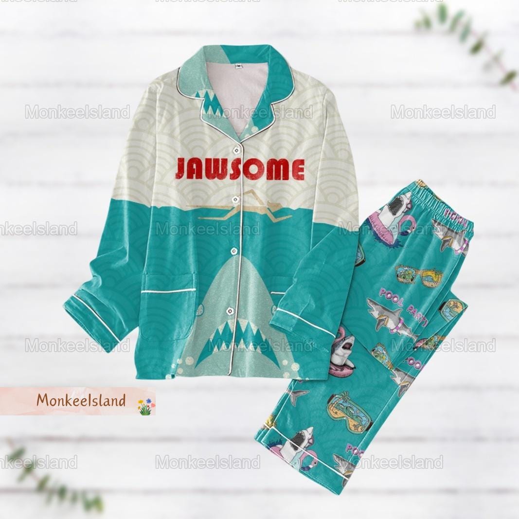Halloween Jaws Pajama Set