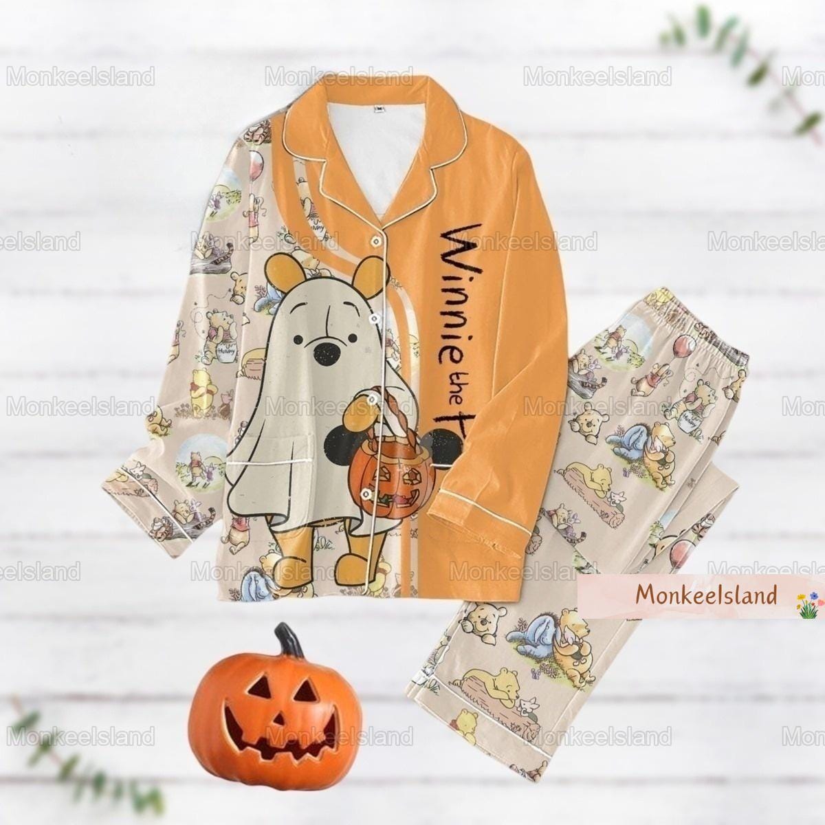 Halloween Winnie The Pooh Pajama Set