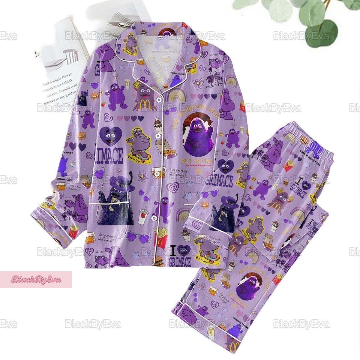Teenage Mutant Ninja Turtles Cowabunga Button Down Long Sleeve Or Short Sleeve Pyjama Pajama Set