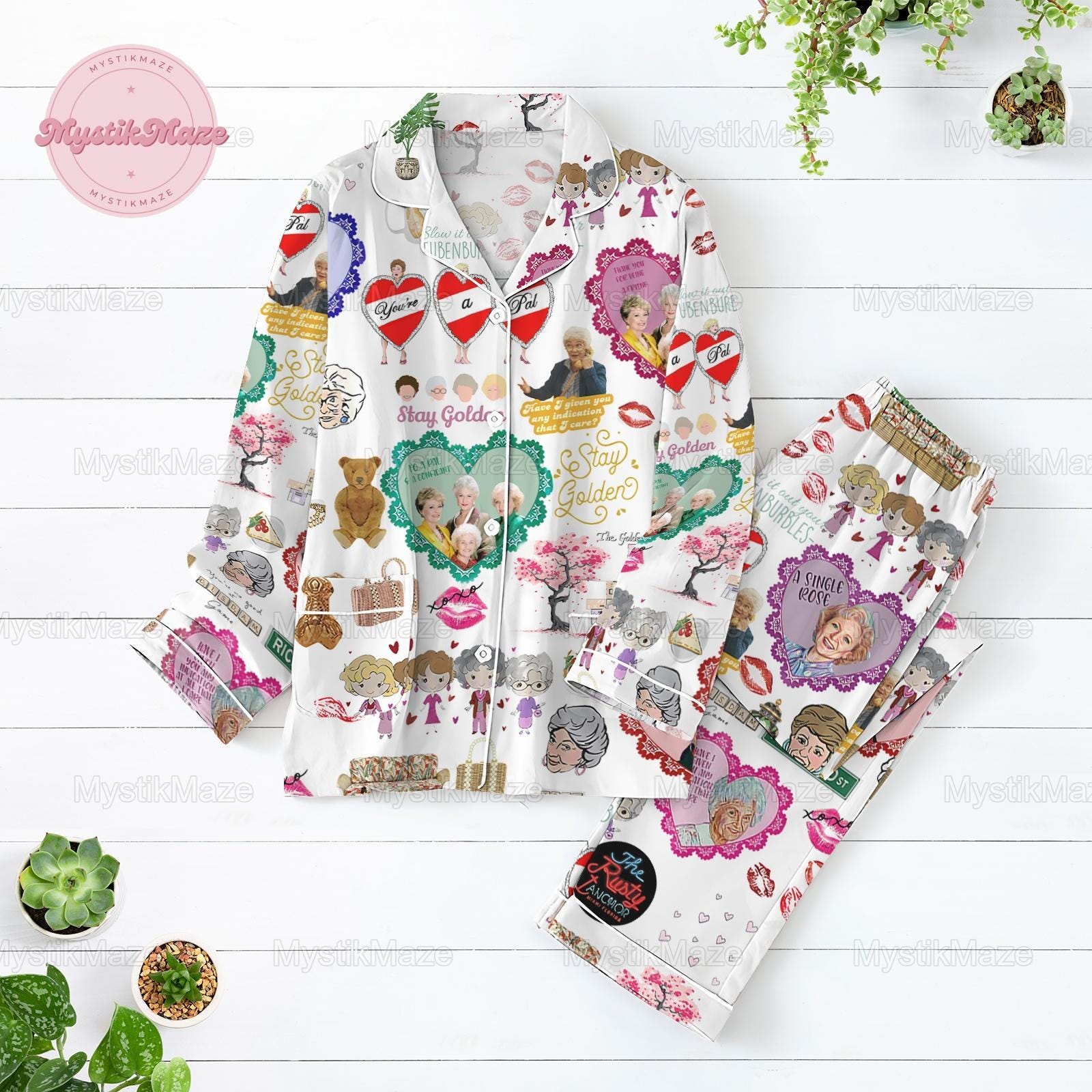 Halloween Golden Girls Pajama Set