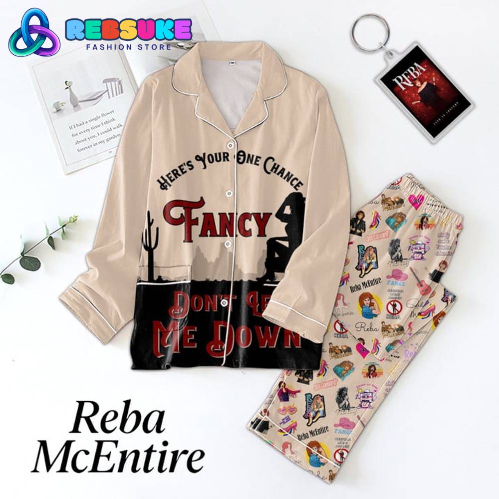 Reba Mcentire Here Your One Chance Fancy Pyjama Pajama Set Nva
