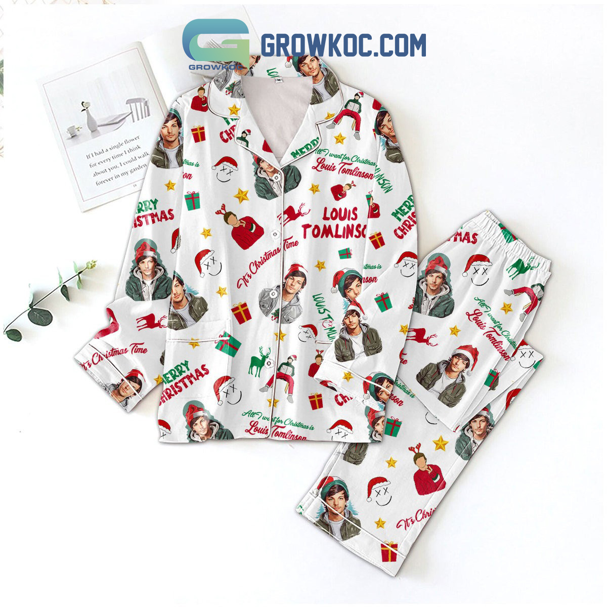 Louis Tomlinson Merry Family Matching Pajama Set Gifts Hg