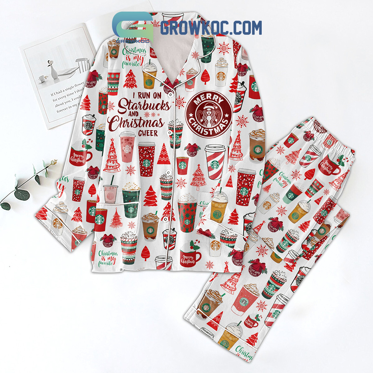 Starbucks Merry Family Matching Pajama Set Gifts Hg
