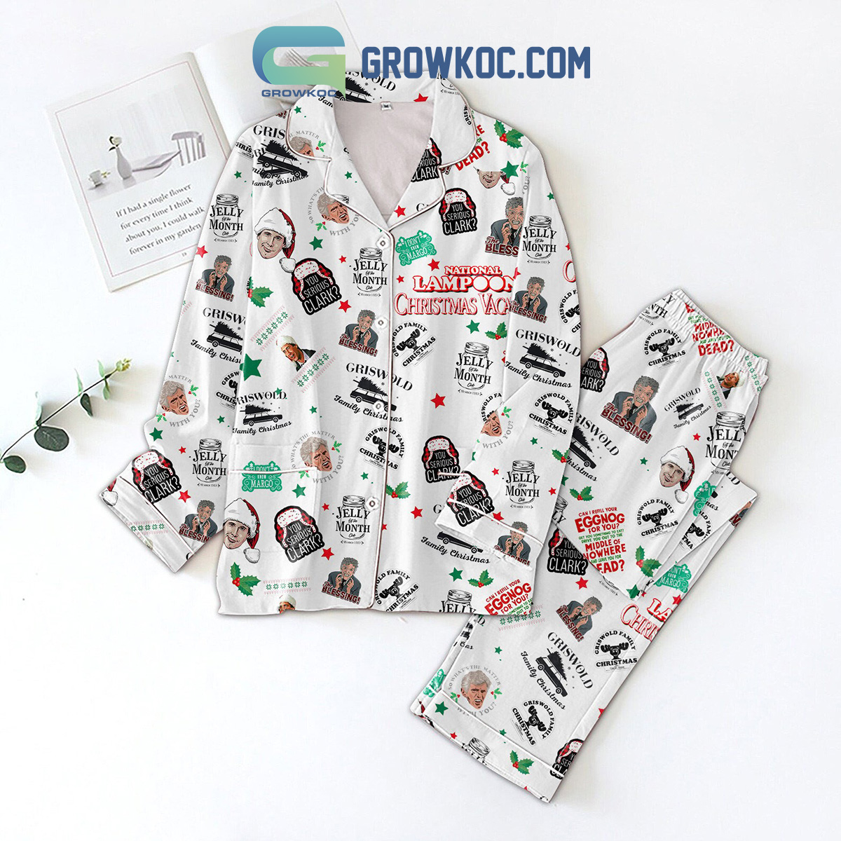 National Lampoons Vacation Griswold Family Family Matching Pajama Set Gifts Hg