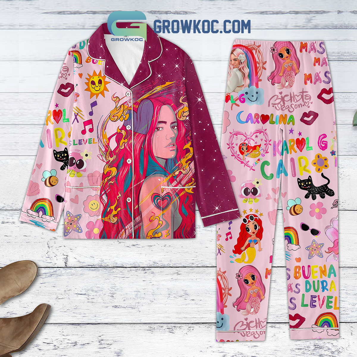 Karol G Bichota Season Pyjama Pajama Set Nva