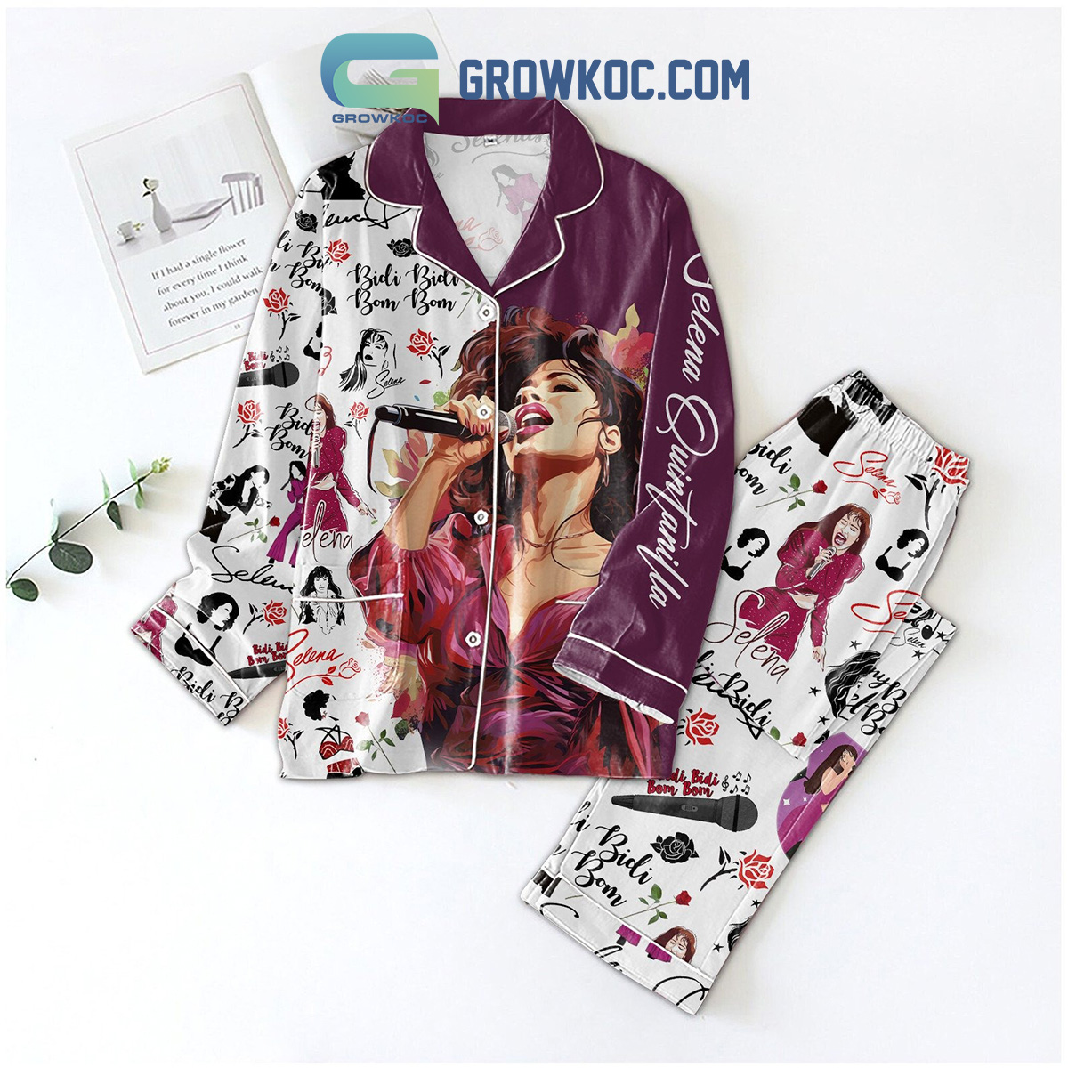 Selena Quintanilla Bidi Bidi Bom Bom Pyjama Pajama Set Nva