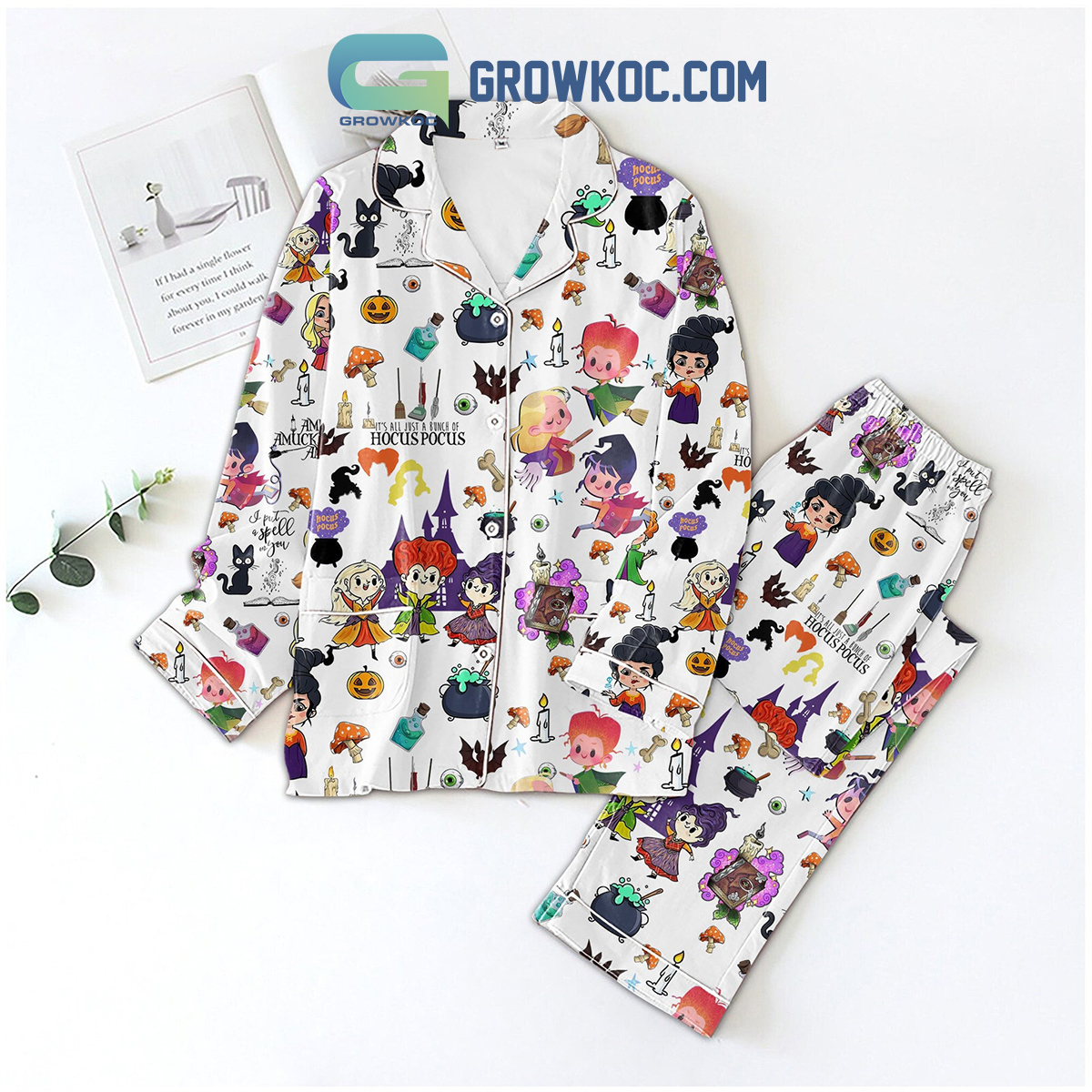 It?S All Just A Bunch Of Hocus Pocus Pyjama Pajama Set Nva