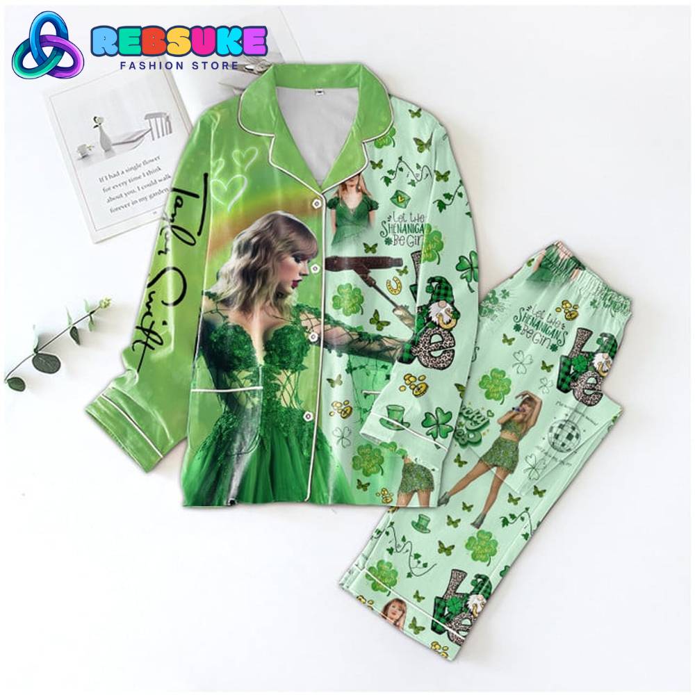 Ts Swift Swifties St Patrick?S Day Pyjama Pajama Set Nva