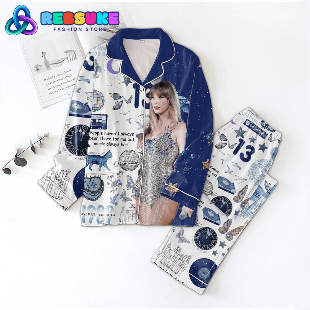 Ts Swift Swifties Meet Me At Midnight Pyjama Pajama Set Nva