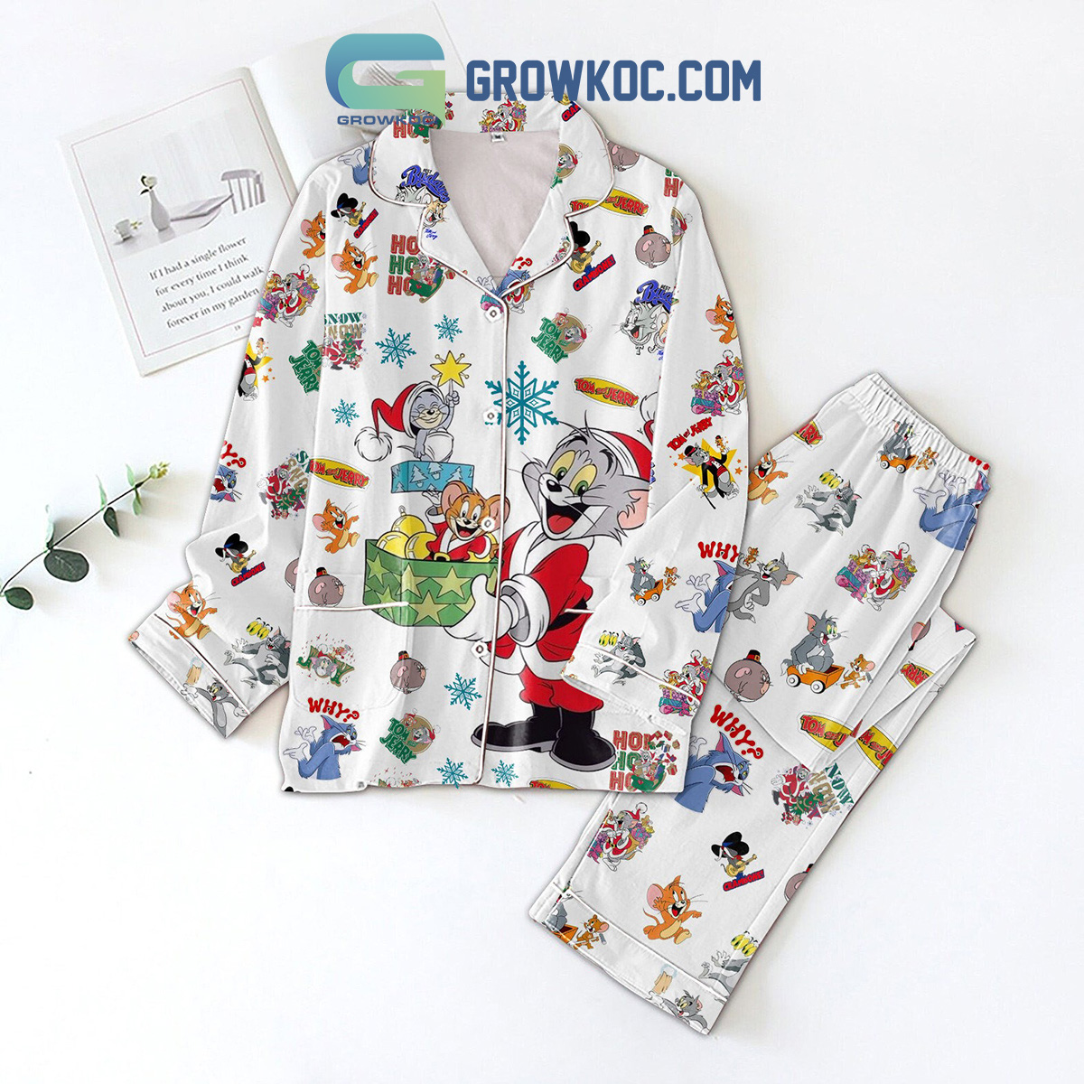 Tom And Jerry Ho Ho Ho Snow Family Matching Pajama Set Gifts Hg