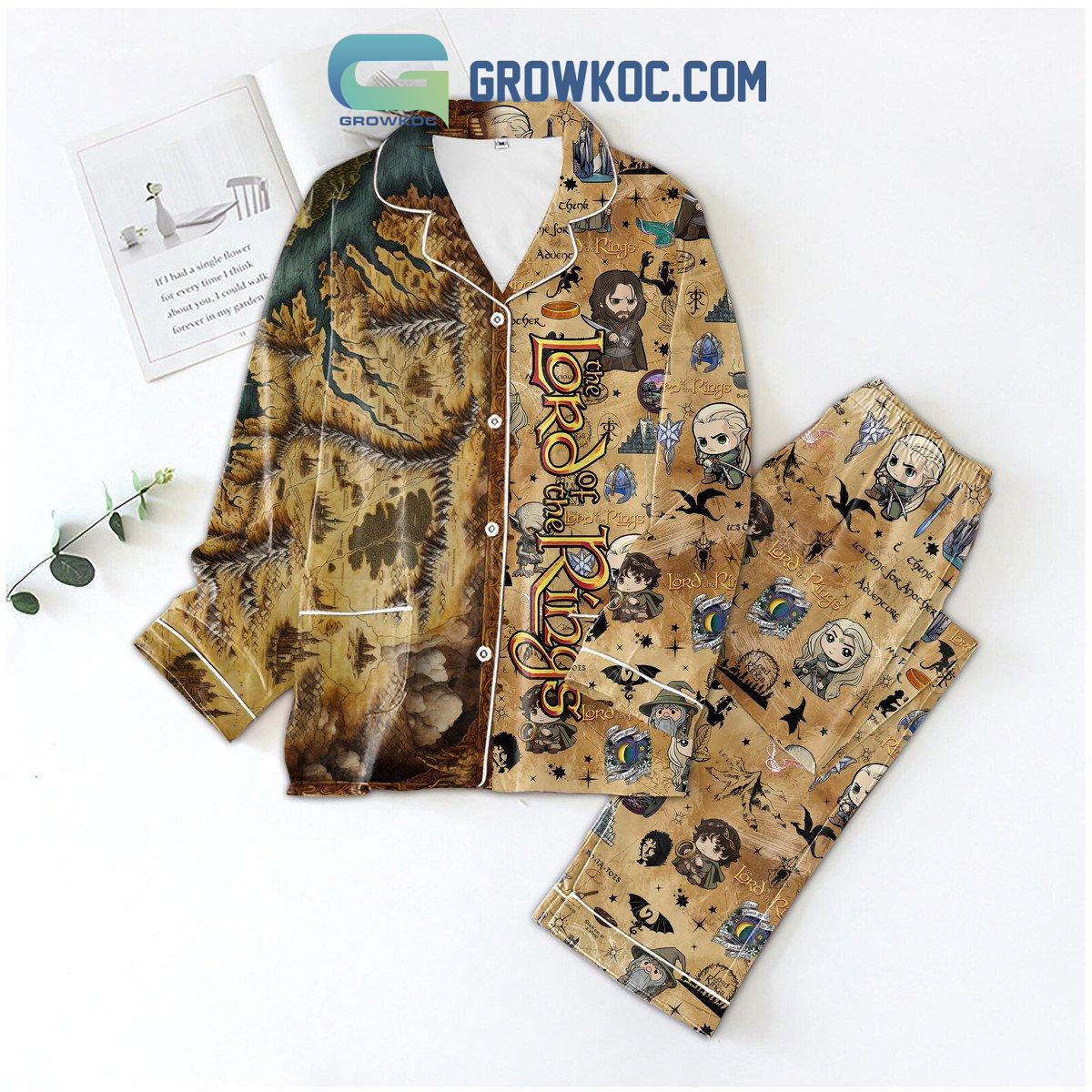 The Lord Of The Rings I Think Its Time For Another Adventure Pyjama Pajama Set Nva