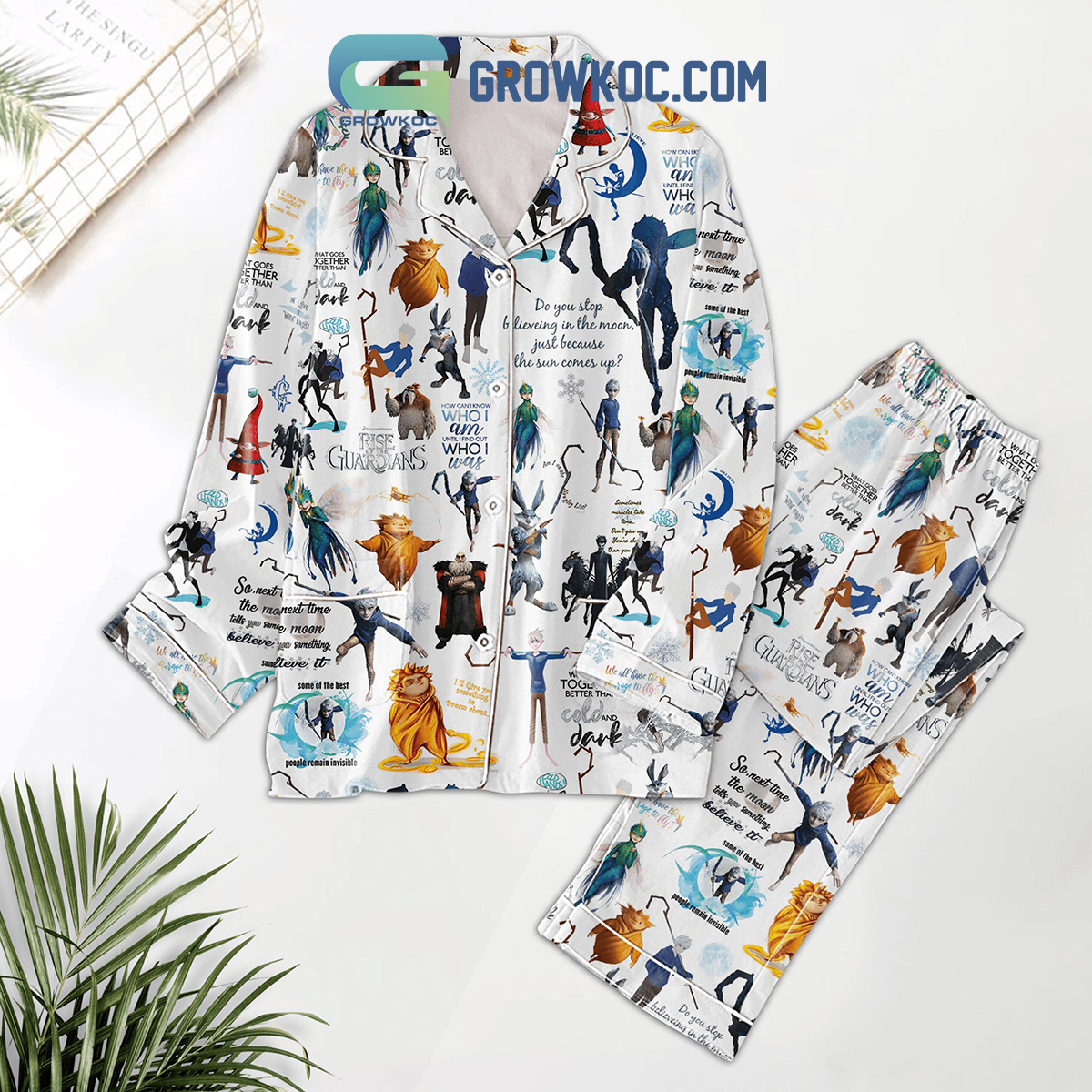 Rise Of The Guardians Some Of The Best People Remain Invisible Family Matching Pajama Set Gifts Hg