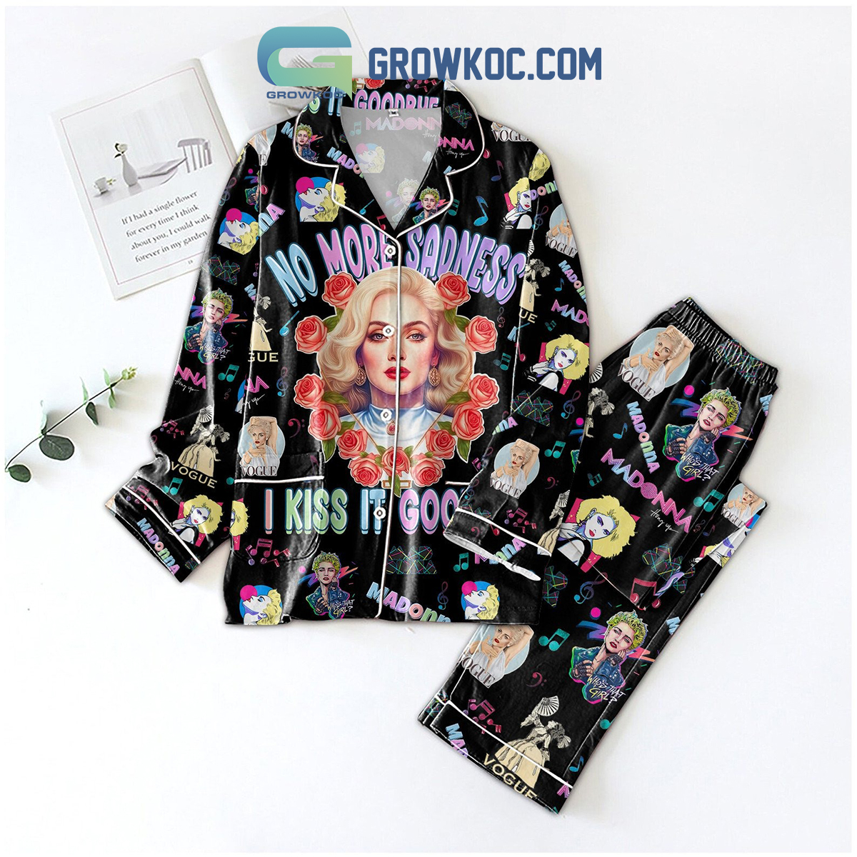 Madonna Vogue New Style Pyjama Pajama Set Nva