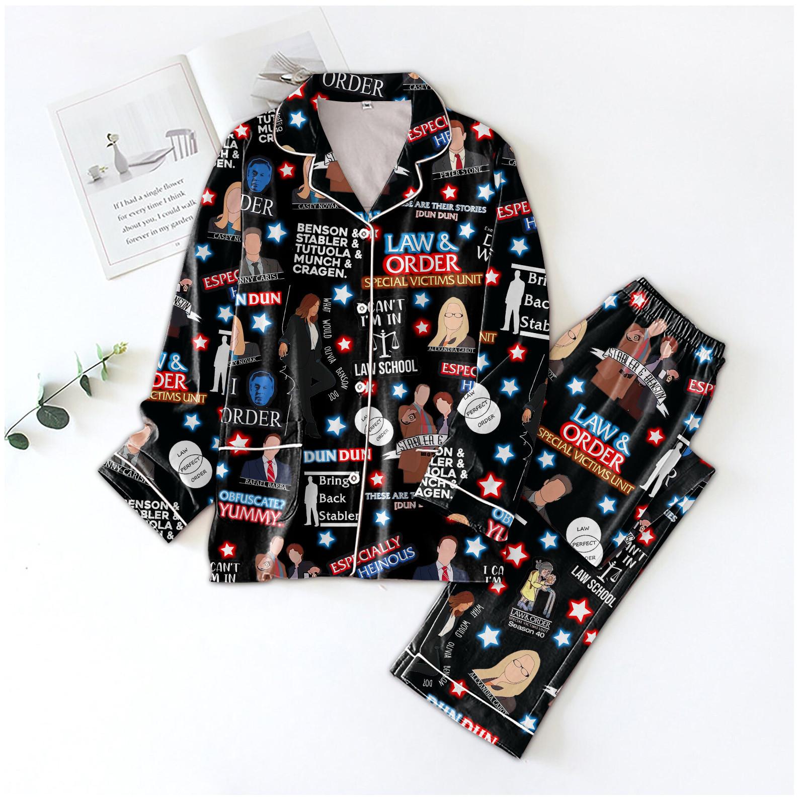 Law And Order Pajama Set