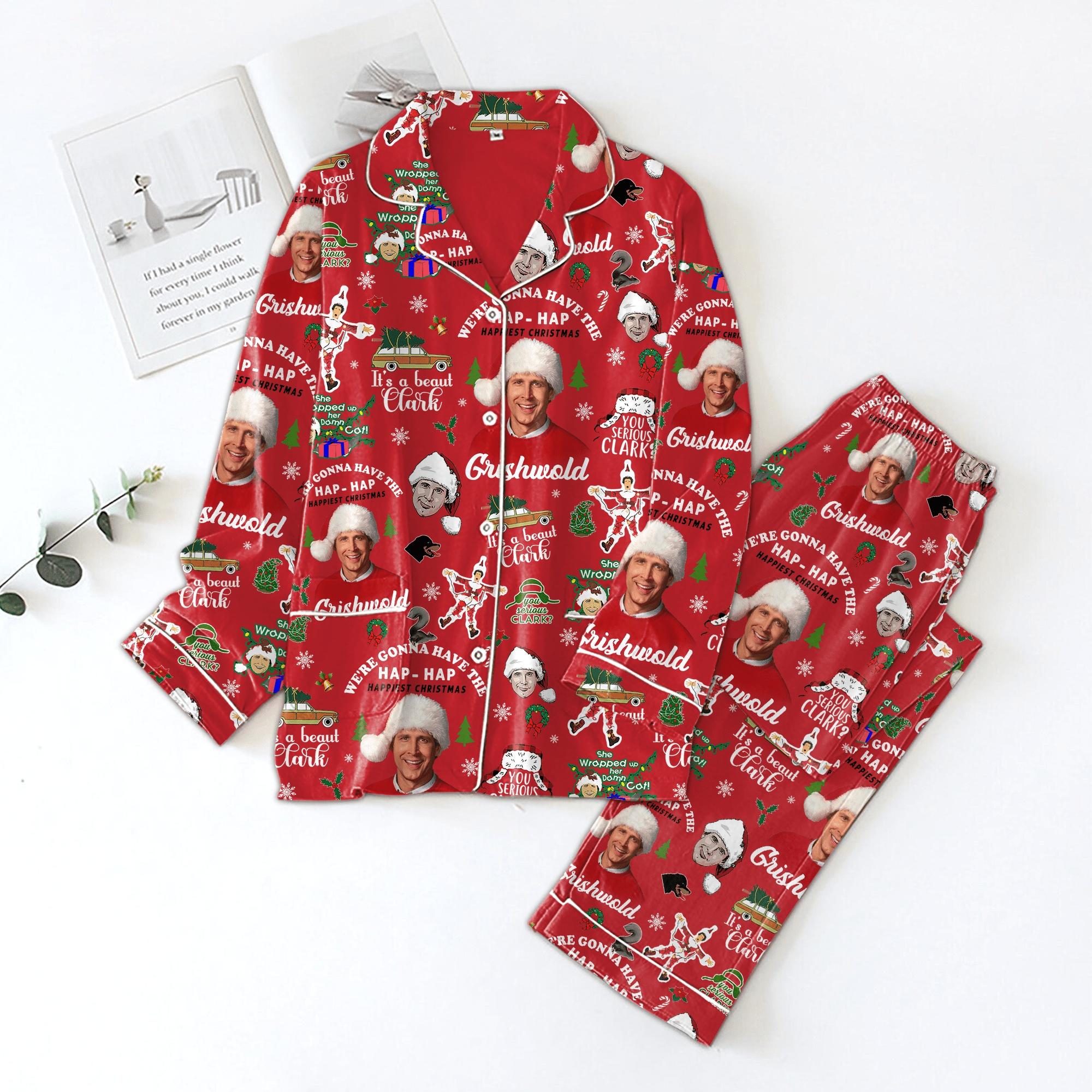 Griswold Pajama Set, Vacation & Family Xmas Pjs