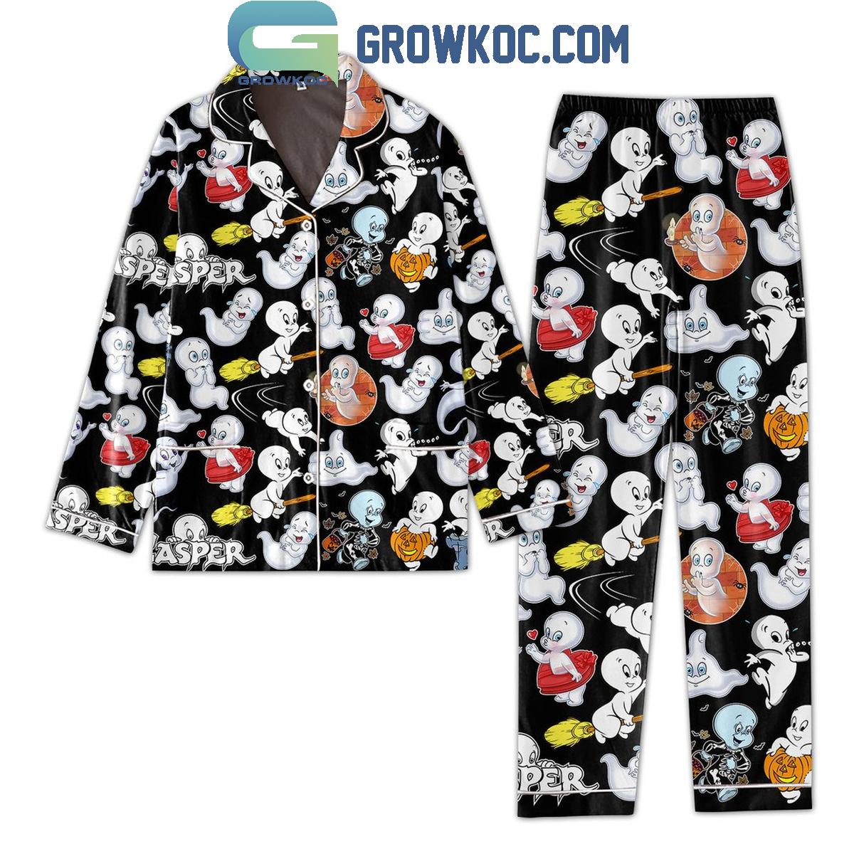 Casper The Friendly Ghost Cartoon Comfortable Pyjama Pajama Set Nva
