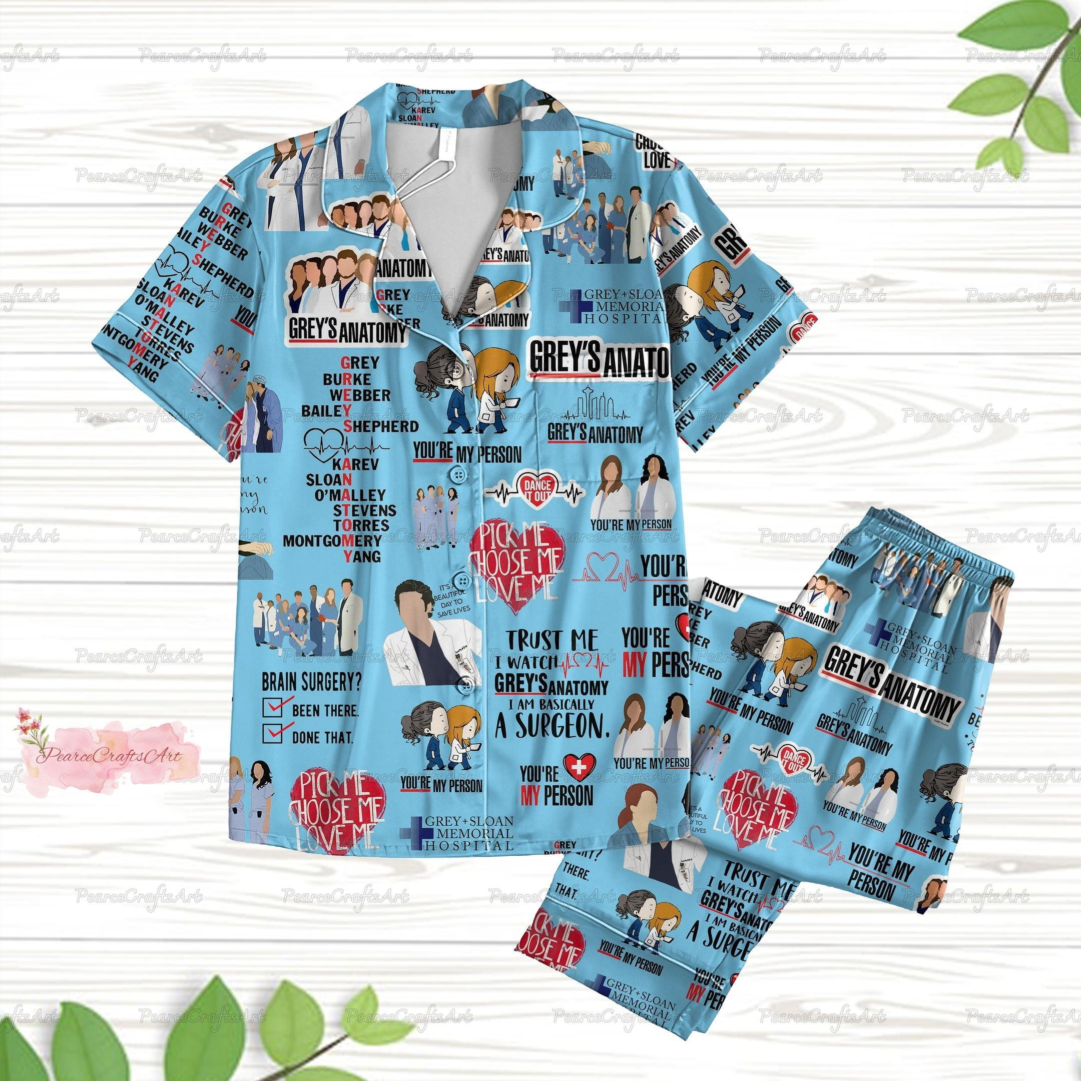 Grey?S Anatomy Pajama Set