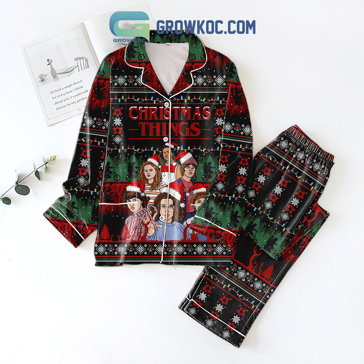 Stranger Things Merry Family Matching Pajama Set Gifts Hg