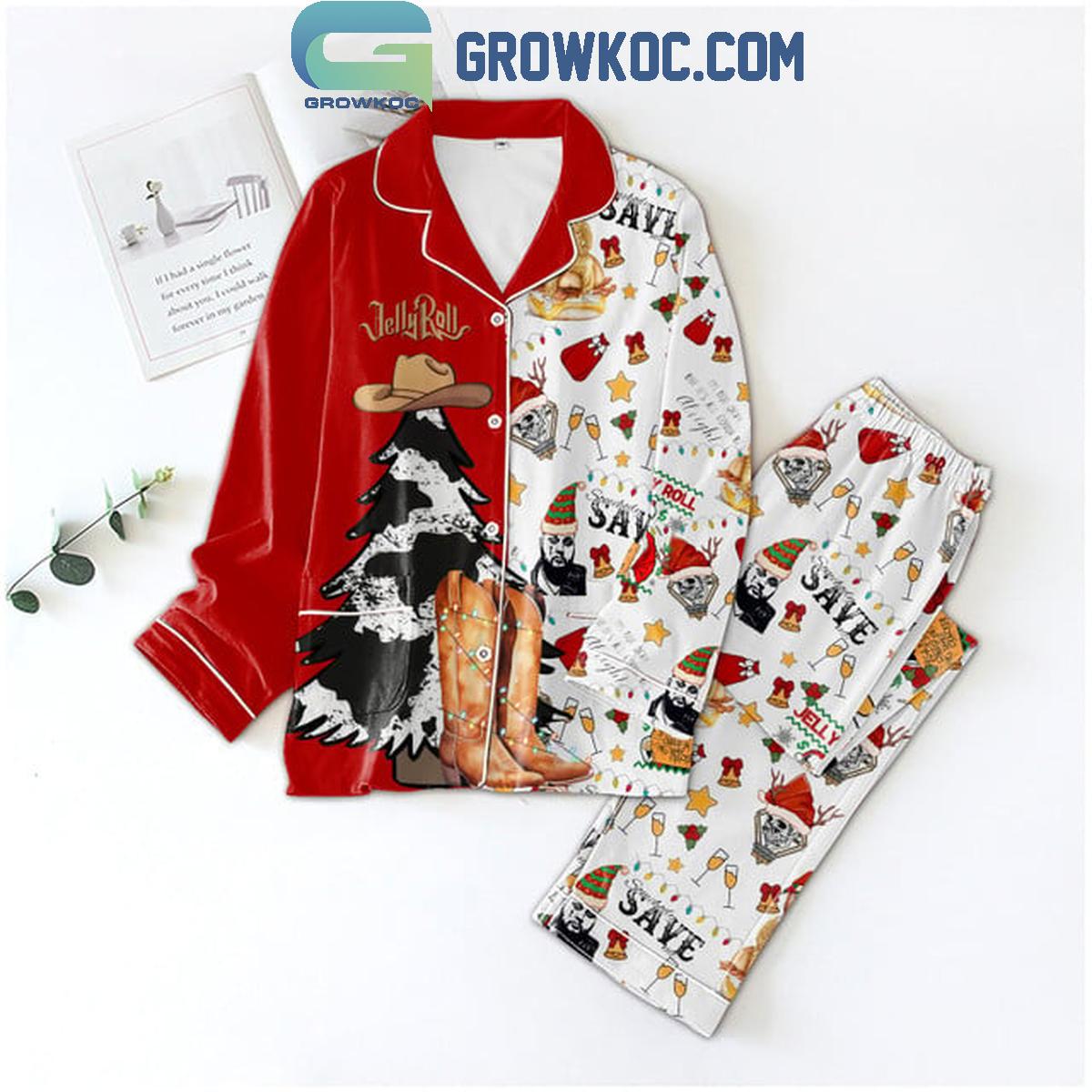 Jelly Roll Save Me From Halloween And Celebrate Polyester Family Matching Pajama Set Gifts Hg