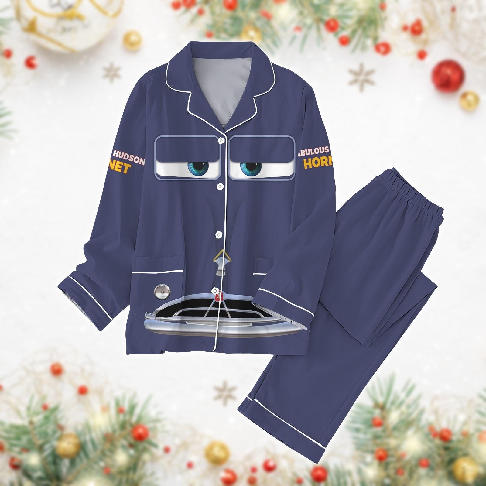 Doc Hudson Car Pajama Set, Disney Pixar Lightning Mcqueen & Hudson Hornet Sleepwear