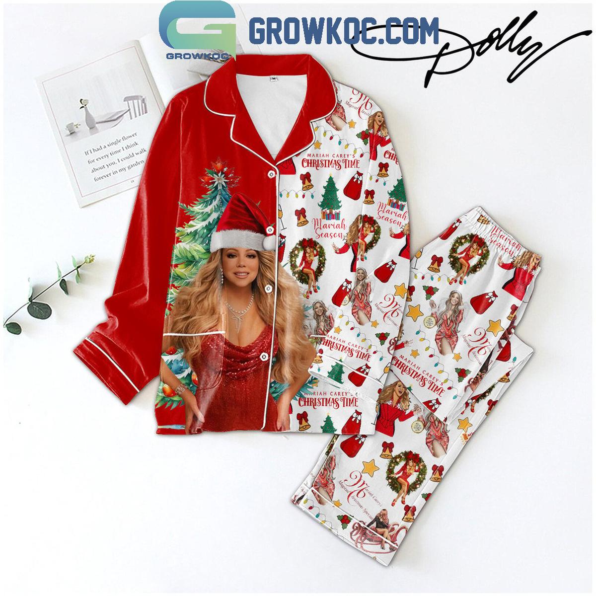 Mariah Carey Time Mariah Season Merry Polyester Family Matching Pajama Set Gifts Hg