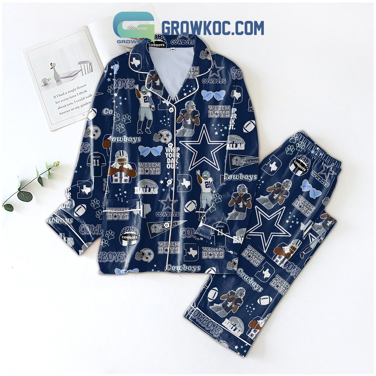 Cowboys We Dem Boyz Pyjama Pajama Set Nva