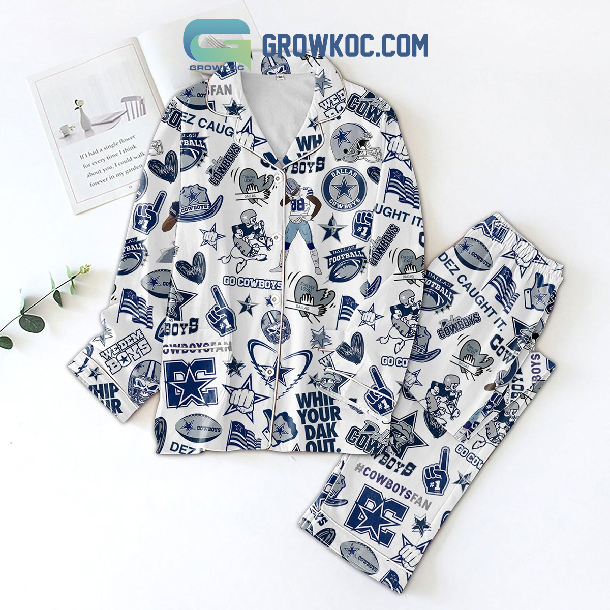 Cowboys We Dem Boys Pyjama Pajama Set Nva