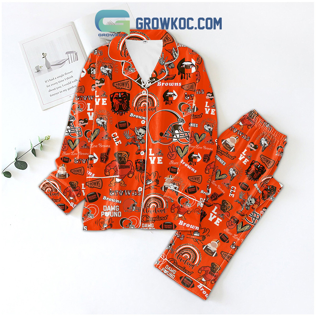 Chicago Beardown Love Pyjama Pajama Set Nva