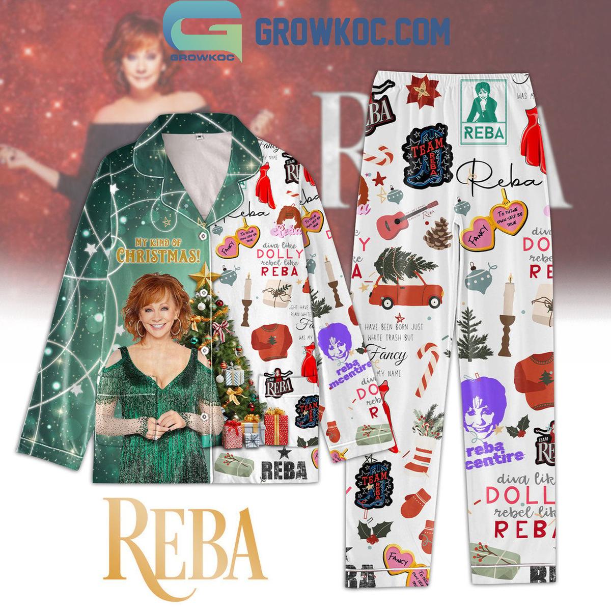 Reba Mcentire Rebel Like Reba Polyester Family Matching Pajama Set Gifts Hg