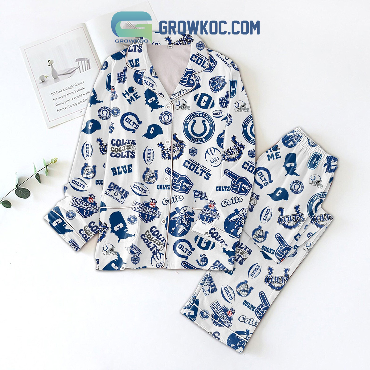 In Colts Football Pyjama Pajama Set Nva