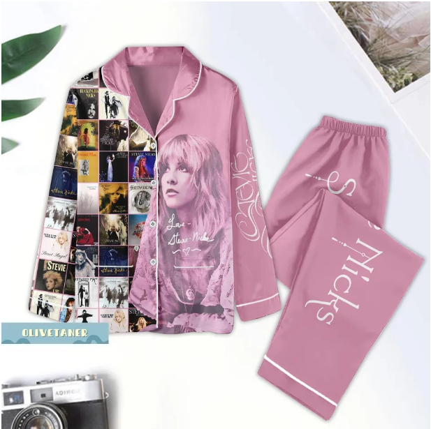 Pajamas, Stevie Nicks Pajamas, Stevje Nicks Concert Pajama Sets Qdh Long Sleeve Pyjamas