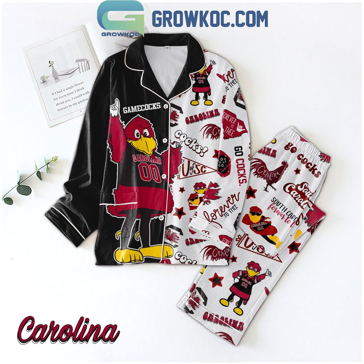 Sc Gamecocks 2025 Forever Fan To Thee Comfortable Pyjama Pajama Set Nva
