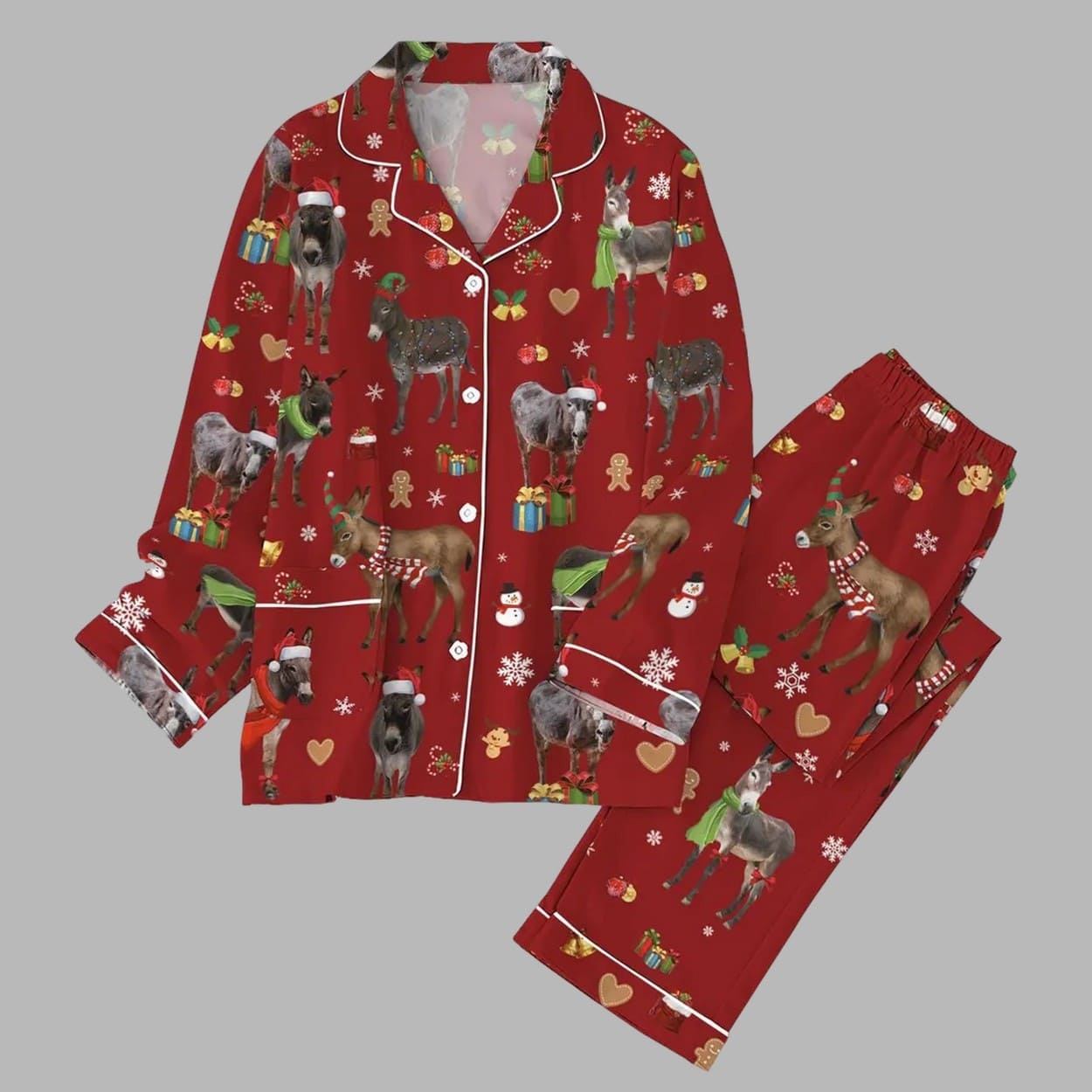 Santa Homer Simpsons Pyjama Pajama Set Nva