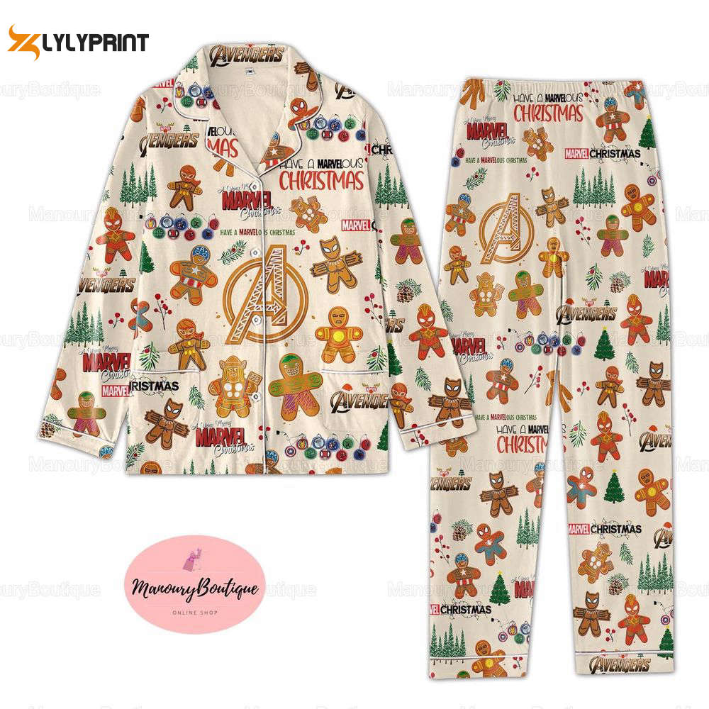 Pajama Set Marvel Avengers Pyjamas Nva