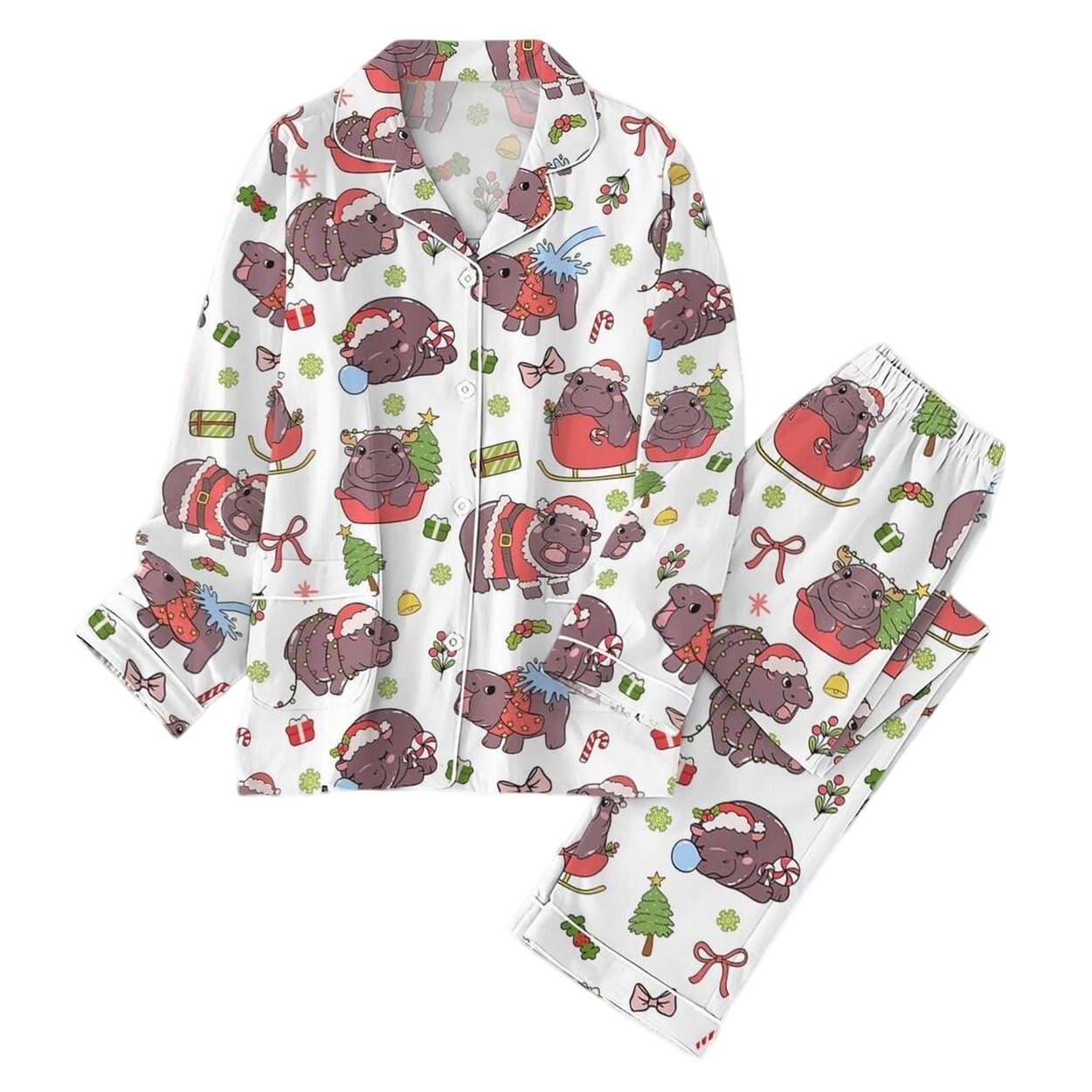Coquette Nutcracker Pyjama Pajama Set Nva