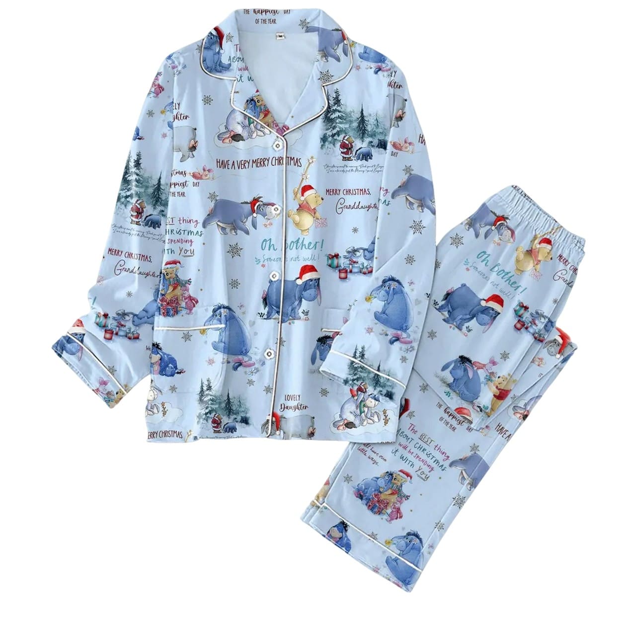Merry Titmas Pyjama Pajama Set Nva