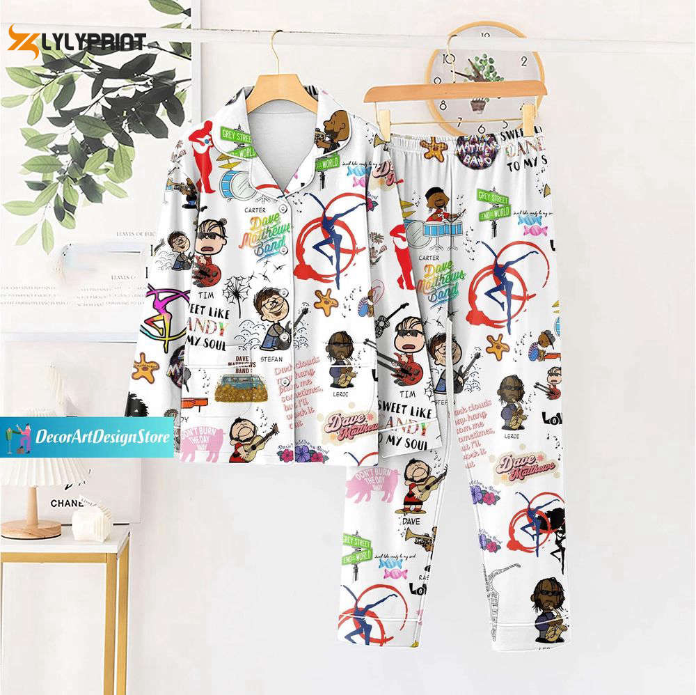 Dmb Pajama Set Dave Matthews Pajama Dave Matthews Band Pyjamas Nva