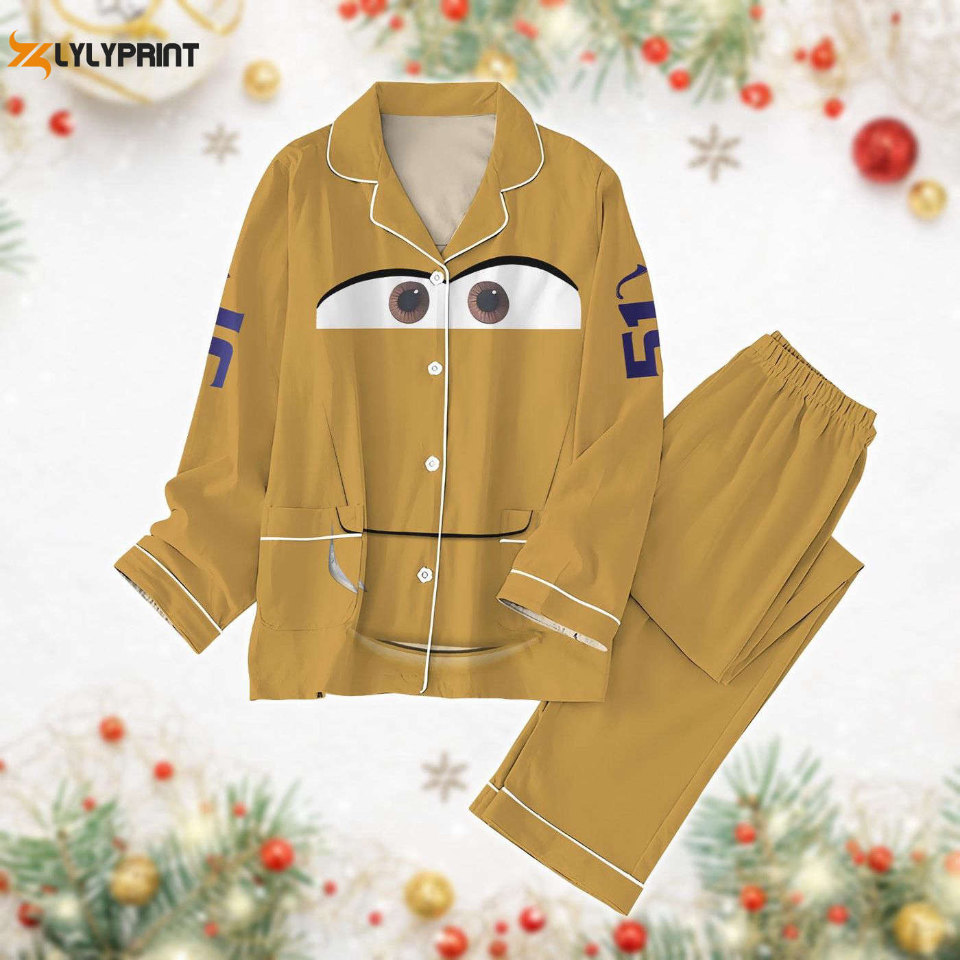 Funny Character Grin Pajama Set
