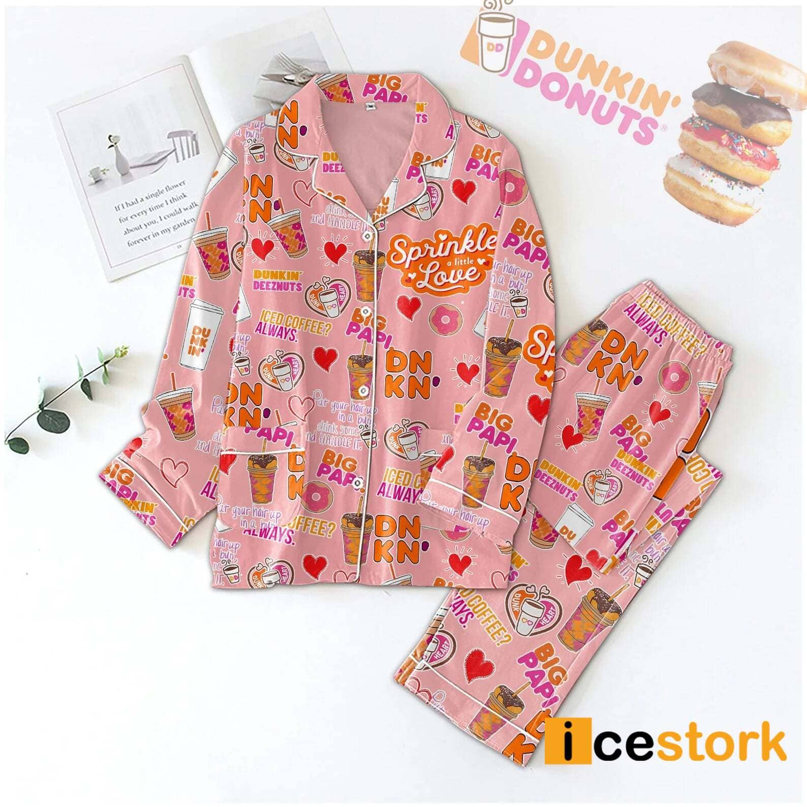 Gilmore Girls Stars Hollow Pyjama Pajama Set Nva