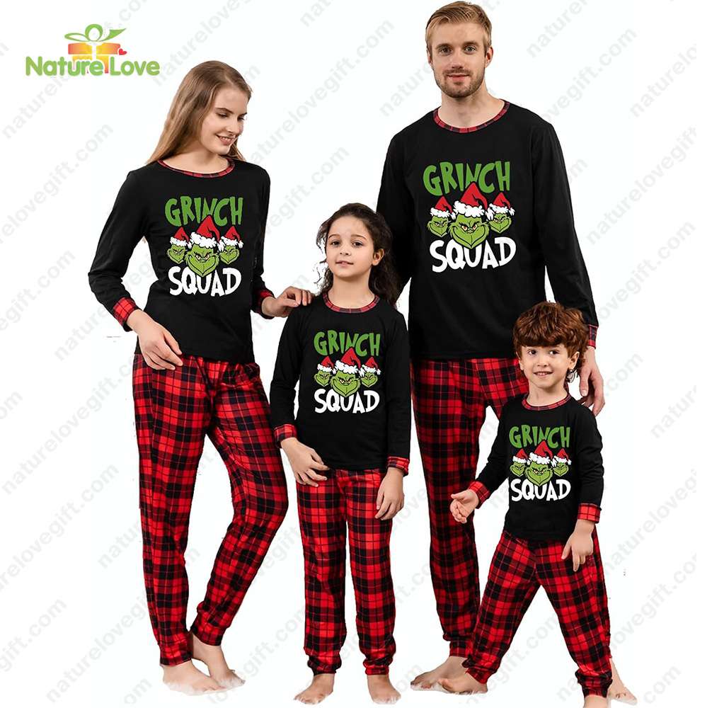 Grinch Pajama Family Pyjama Pajama Set Nva Matching Set For Kids Dad And Mom